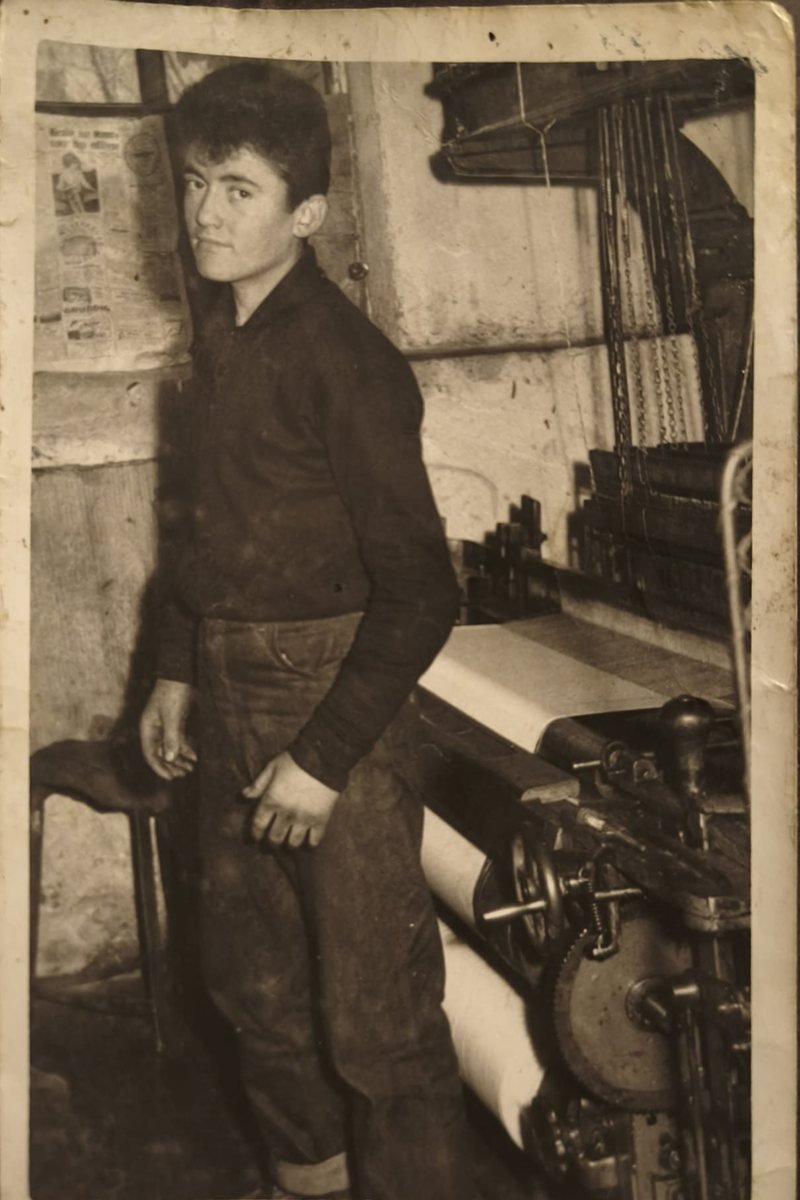 Founder at the loom in the early years, Bursa — the beginning of the Nilstar textile heritage